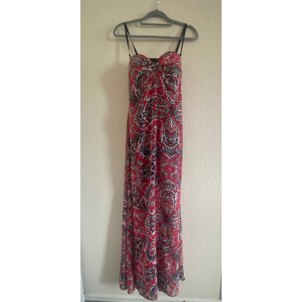 GUESS BY MARCIANO Butterfly Maxi Dress size M